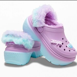 AESPA X CROCS STOMP LINED CLOG Size 8